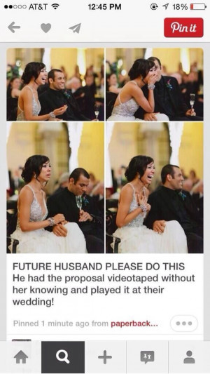 Dear future husband...please do this!