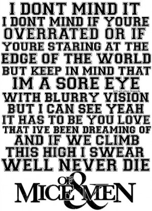 of mice and men the band quotes - Google Search