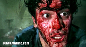 Bruce Campbell as Ash in The Evil Dead 1981