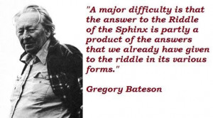 Gregory bateson famous quotes 5