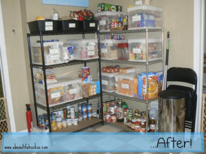How to Organize a Open Pantry. Open pantries are so hard to keep clean ...