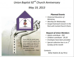 church anniversary themes and check another quotes beside these church ...