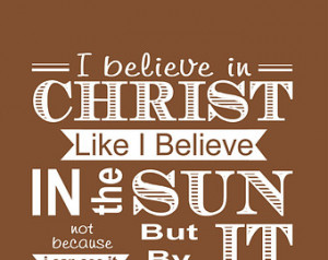 ... Quote, Christian Quotes, C.S. Lewis, Christian Gift, Christian Gift