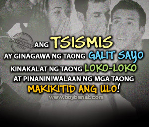 Quotes Tagalog Patama Sa Mga Plastik Mainit ang mga mata ng
