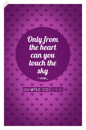 Touch the sky violet quote