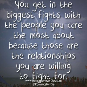 Pushing People Away In Relationships | Willing to Fight For Quotes
