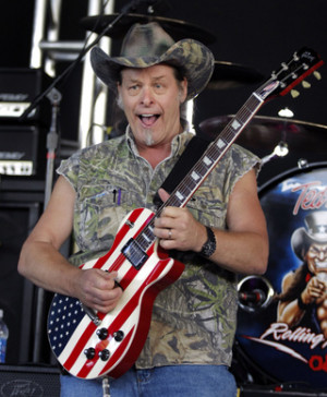 Millionaire Dipshit Ted Nugent Stands Up to Tyranny on Hannity