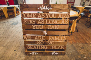 Image 133376 - this & that | Brown | quote wedding sign pallet DIY