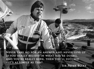 Sir Peter Blake quote