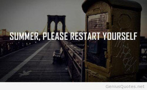 Summer restart quote