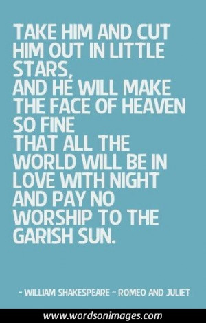 Love quotes in romeo and juliet