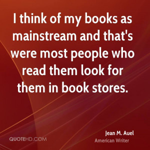 ... that's were most people who read them look for them in book stores