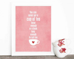 Tea Poster Typographic Digital Art Print A by hairbrainedschemes, $15 ...