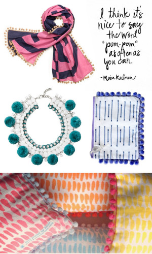 Pom Poms | The Pursuit of Style