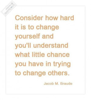 Change yourself quote