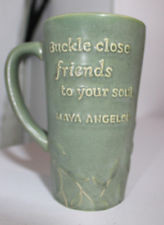 Hallmark Maya Angelou Large Ceramic Coffee Mug Cup Green 16 Oz Friends ...