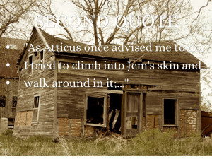 Walking In Someone's Shoes-TKAM