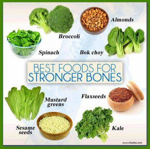 Foods for Strong Bones-kale-Sesame Seeds-Spinach-Bok Choy-Almonds