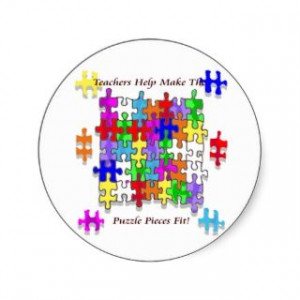 Autism Puzzle Piece Stickers, Autism Puzzle Piece Sticker Designs