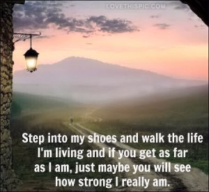 step in my shoes quotes
