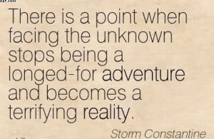 There Is A Point When Facing The Unknown Stops Being A Longed-For ...
