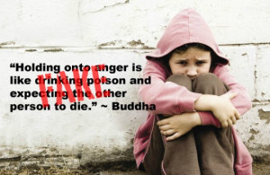 ... anger is like drinking poison and expecting the other person to die