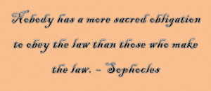 Ancient Greek playwright Sophocles discusses the sacred obligation of ...