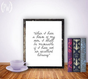 Printable Quote, Jane Austen quotes print art, wall decor digital ...