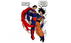 Dragon Ball Z Goku vs. Superman