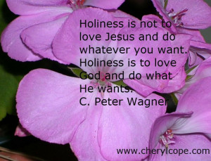 ... Quotes on Holiness part 1 | http://www.cherylcope.com/christian-quotes