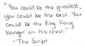 Hall of Fame by the Script