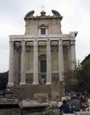 Temple of Antonius and Faustina in the Roman Forum - James Martin http ...