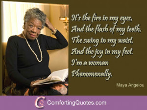 Maya Angelou Phenomenal Woman Quotes