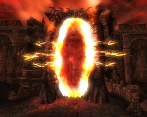 An Oblivion gate from The Elder Scrolls IV: Oblivion