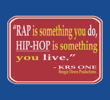 HIP-HOP QUOTES: RAP vs. HIP-HOP (KRS-1)