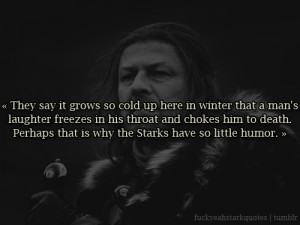 Winter Is Here Stark Eddard stark, a game of