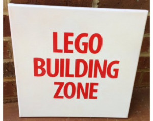 Lego Building Zone canvas quote, lego quote 12 x 12, boys room ...