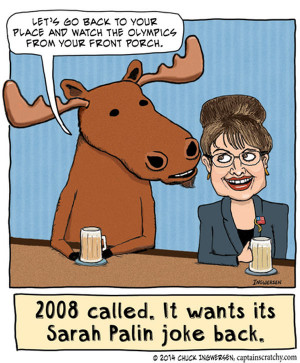 ... candidate walks into a Moose Lodge … Moose and Squirrely Lady