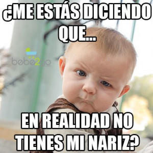 bebe #inteligente #chiste #fun #funny #baby #quotes #español #bebes