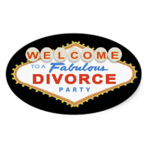 Divorce Celebration Stickers
