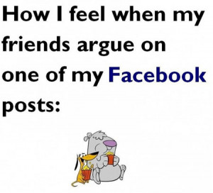 Funny photos funny friends argument Facebook post
