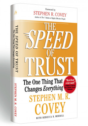 Franklin Covey in Speed of Trust beautifully presents how low-trust ...
