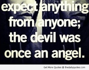 angel and devil quote