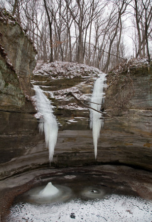 as i hiked through the rugged canyons and enjoyed the icy waterfalls ...