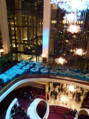 The Met in readiness for gala supper: