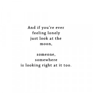 ... boy, couple, girl, hipster, like, lonely, looking, love, moon, quote