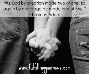 ... marriage He made one of two.” ~ Thomas Adam http://www.facebook.com