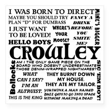 Crowley Quotes Square Sticker 3