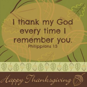 Happy Thanksgiving - bible verse