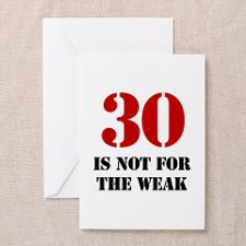 30th Birthday Gag Gift Greeting Cards (Pk of 20) for